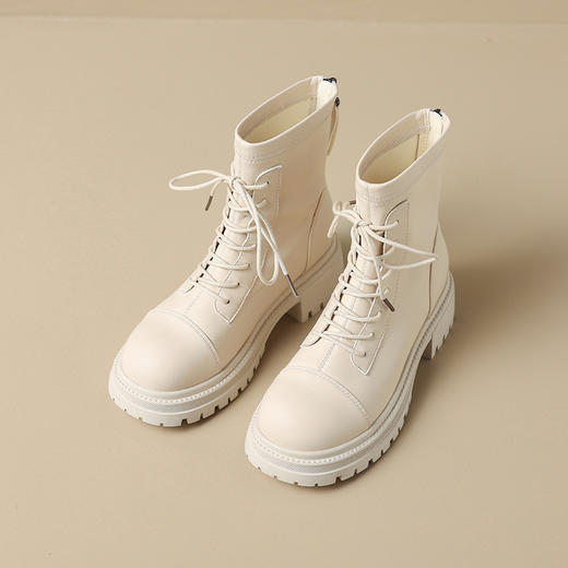 【率性风超酷马丁靴】ZHR马丁靴 挺括鞋头  4.5cm橡胶大底 后帮拉链穿脱便携 商品图4