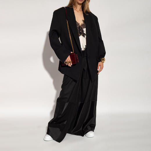 ALEXANDER MCQUEEN 亚历山大.麦昆 女士红尾阔型休闲运动鞋 白色 718232 WIE82 8847 商品图3