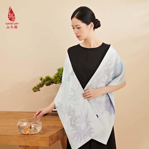 SAINTJOY/宋锦双面长巾 窗里窗外 SCS21004 商品图2
