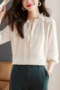 秋季新款，长袖雪纺衫系带木耳甜美淑女上衣时尚洋气小衫KQL-B15N2822 商品缩略图2
