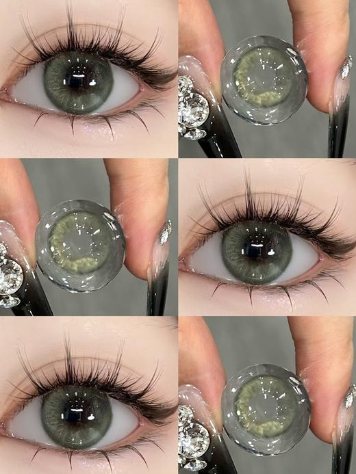 Lvycon旗下 · 薄荷芭比&蓝眼泪光｜ 14.2mm白狮参考着色中等直径｜韩产年抛  2片 商品图2