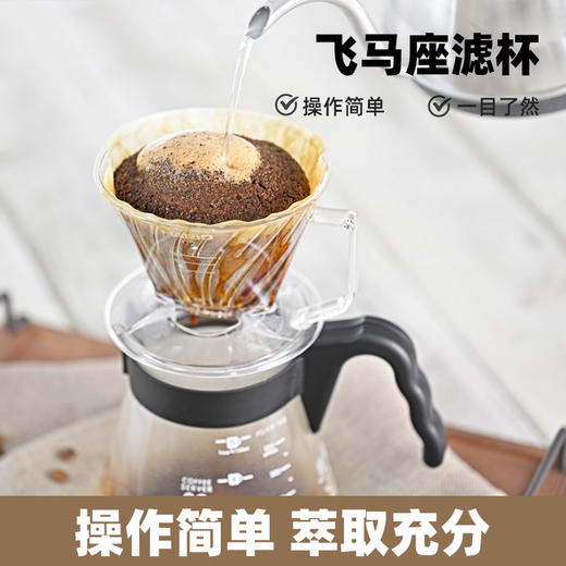 【HARIO】HARIO全新飞马座船型透明树脂滤杯滤纸咖啡手冲用具PED 商品图1