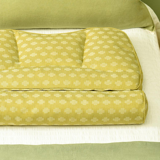 瑞士十字系列模块枕头分区护颈椎枕头纯全荞麦壳助睡眠 商品图1