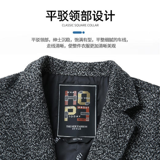 【新款DB】大依优型大码男装两粒扣西服外套休闲商务加肥加大上衣男士正装潮 商品图2