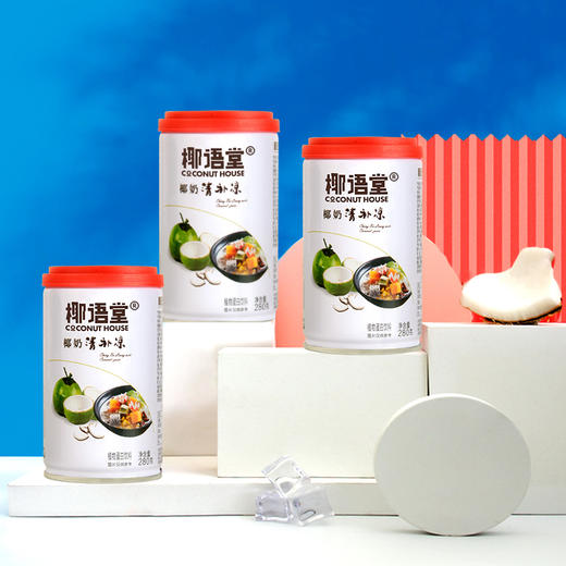 海南特产椰语堂椰奶 清补凉海南发货280g*12罐 商品图2