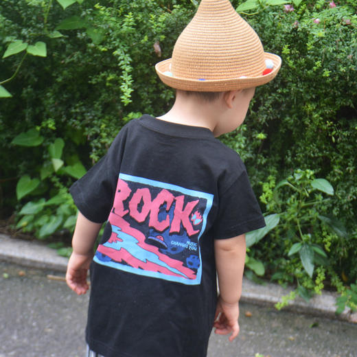 【火蝶】孩子们的迷笛2023亲子T恤黑白纯棉短袖宽松 商品图3