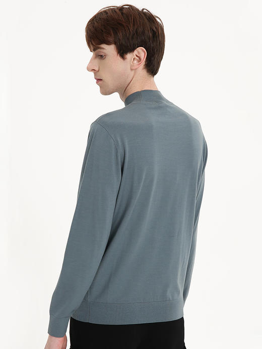 callisto浅绿色全绵羊毛长袖毛衣 FSKNW131T 商品图2