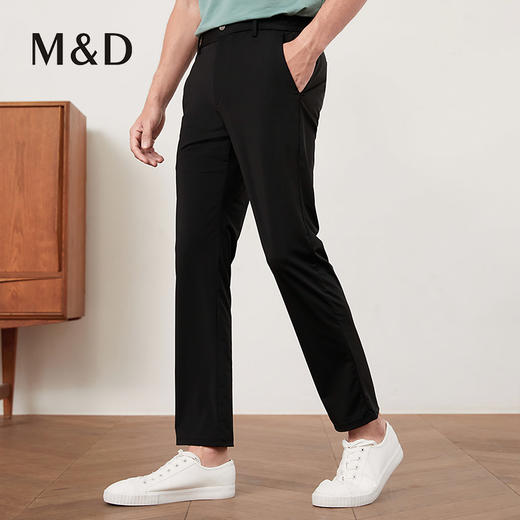 MD名盾休闲裤凉感高弹防水防污轻薄夏季修身商务长裤 商品图2