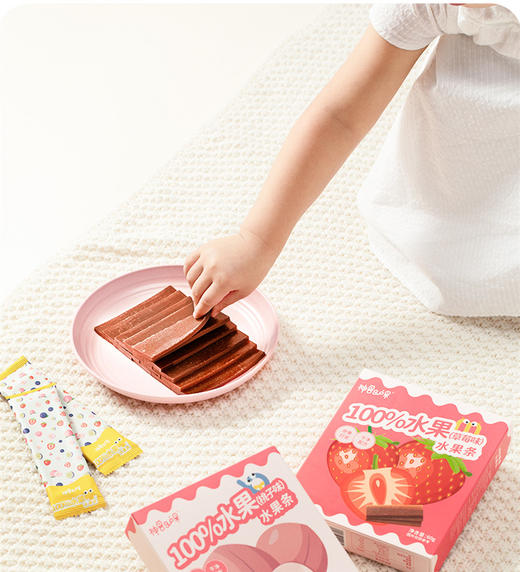 神兽果果 水果条 宝宝健康果肉脯条婴儿童幼儿 60g 1岁+（新旧包装随机发） 商品图7