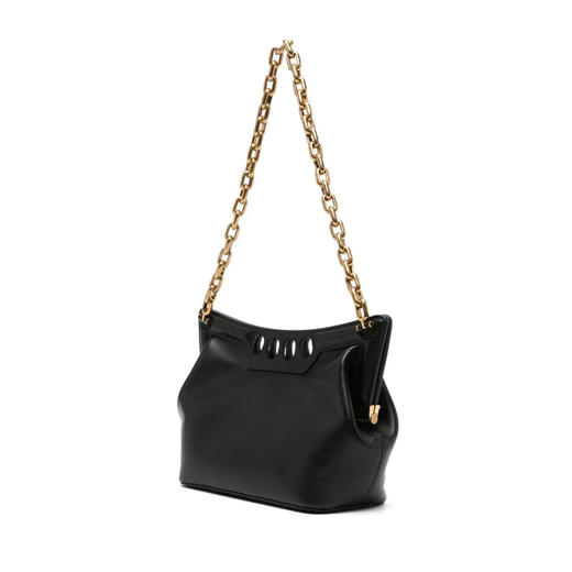 ALEXANDER MCQUEEN 亚历山大.麦昆 女士小号 The Peak 包 黑色 743091 1BLGN 1000 商品图1