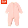 棉果果冬季新品内衣家居暖姜女童3A抗菌对开连体衣M421722423708 商品缩略图1
