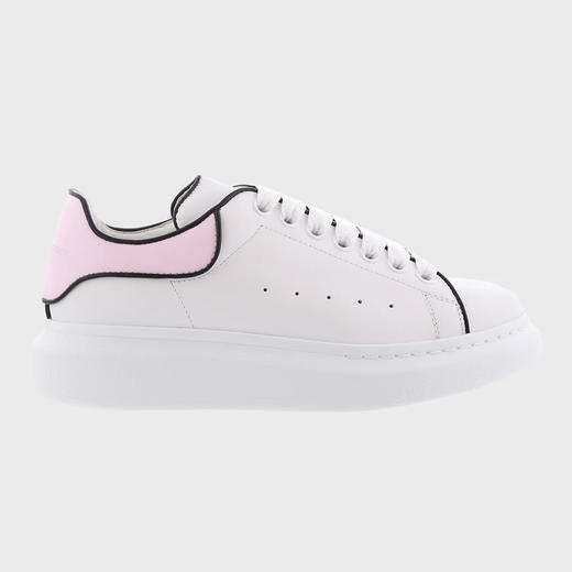 ALEXANDER MCQUEEN 亚历山大.麦昆 女士粉尾阔型休闲运动鞋 白色 733003 WHJE5 8845 商品图0