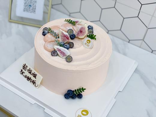 简单无花果粉色水果蛋糕造型 商品图2