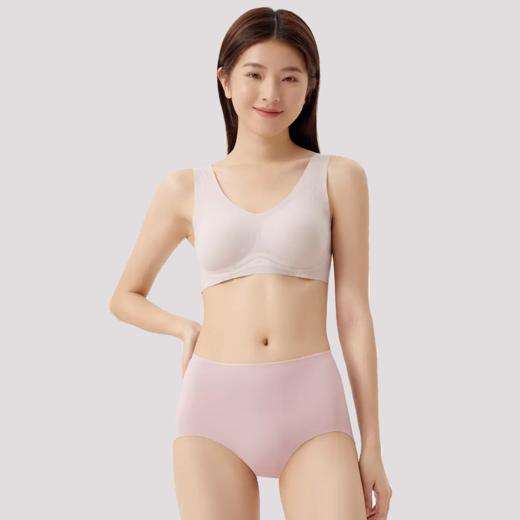 Threegun三枪 【锦纶】高腰女士三角内裤（1条装）-40932B011 商品图0