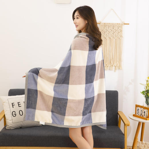 無印良品生活巴黎绒披肩毯 商品图3