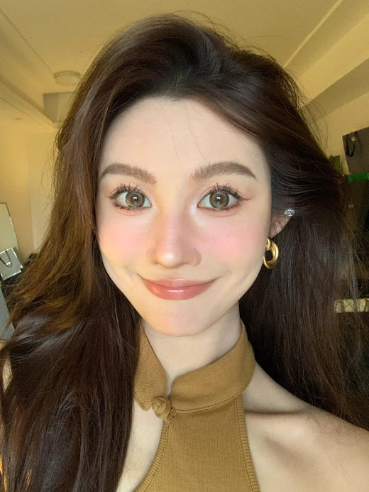 【大直径】PFGIRLCON-鎏金琥珀14.5mm【年抛 0-800度 含525/575】 商品图3