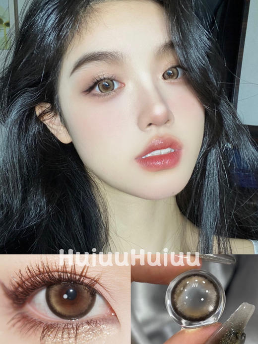 【大直径】PFGIRLCON-阳光琥珀14.5mm【年抛 0-800度 含525/575】 商品图0