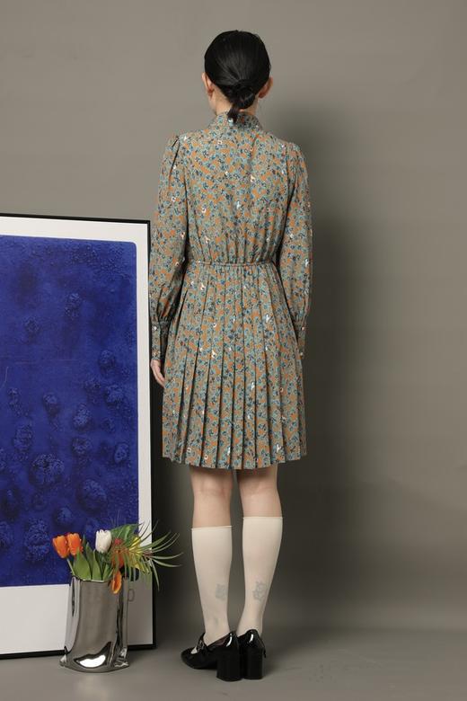 ANSUABEL 新中式收腰碎花连衣裙 16842 商品图3