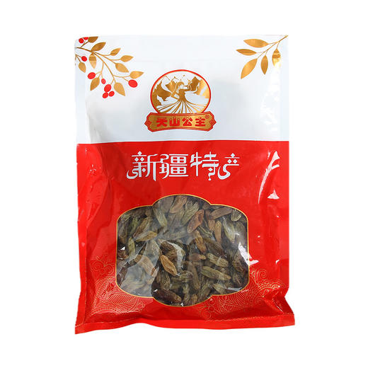 【自营】天山公主新疆特产特级大颗粒无籽休闲零食绿香妃葡萄干500克 商品图3