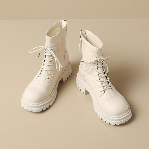 【率性风超酷马丁靴】ZHR马丁靴 挺括鞋头  4.5cm橡胶大底 后帮拉链穿脱便携 商品图5