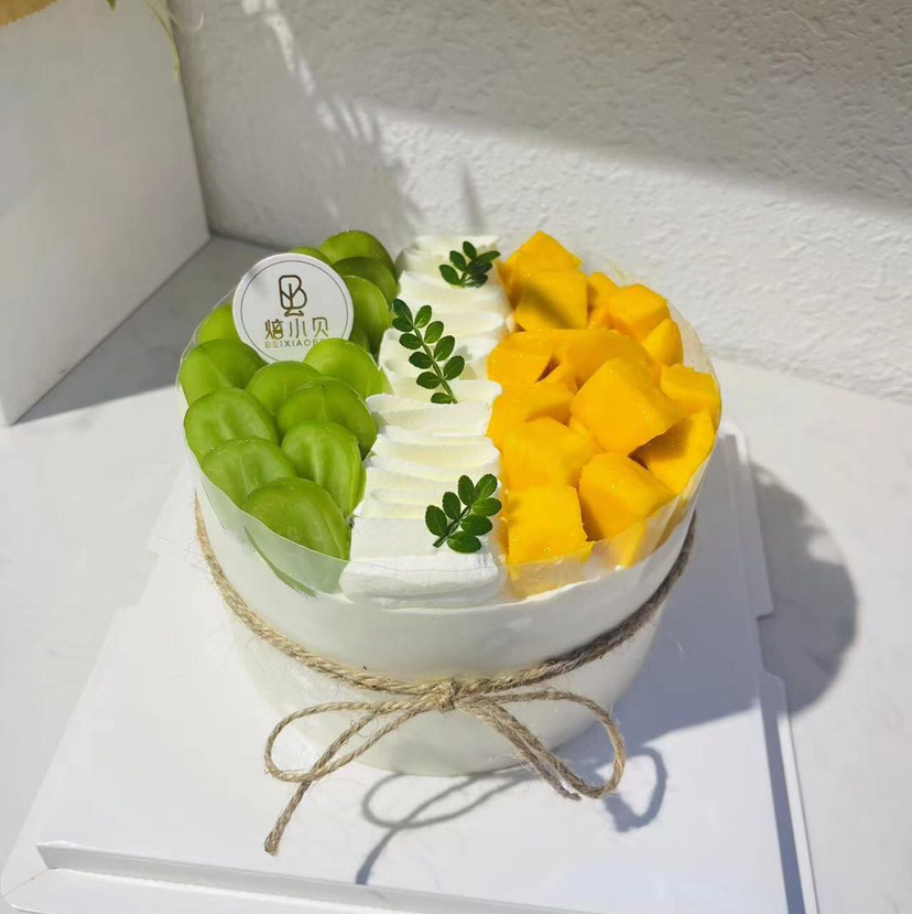 晴芒双拼—水果生日蛋糕