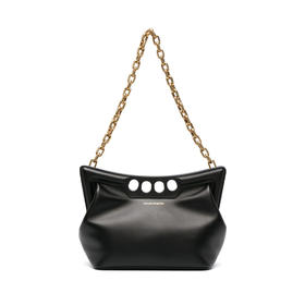 ALEXANDER MCQUEEN 亚历山大.麦昆 女士小号 The Peak 包 黑色 743091 1BLGN 1000