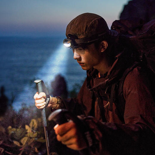 Naturehike挪客户外防水头灯徒步登山便携头戴式电池照明灯钓鱼灯（星野 ）户外头灯 商品图2