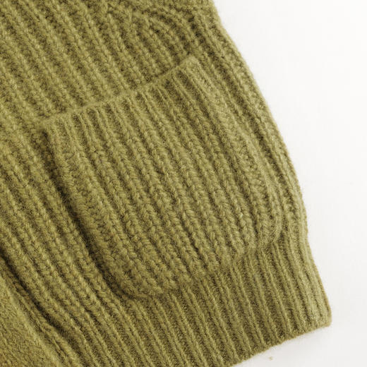 【马克珍妮 芦芙】秋冬新款 女童绵羊毛V领无袖针织马甲231917 商品图4