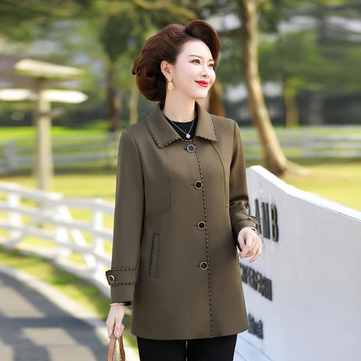 YCE 68380风衣开衫外套翻领上衣 商品图1