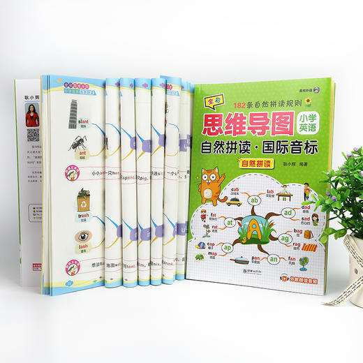 全彩思维导图 小学英语自然拼读·国际音标（2本套装） 商品图9