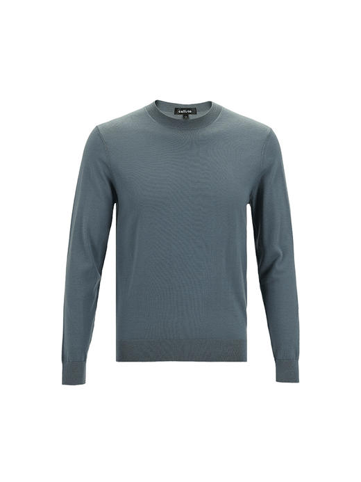 callisto浅绿色全绵羊毛长袖毛衣 FSKNW131T 商品图3