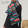 彩条鹅羽绒围巾SJF95P279K 商品缩略图4