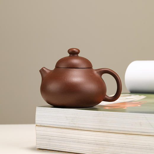 梵匠丨文旦 家藏自练老紫泥 宜兴原矿紫砂壶 150cc 经典实用小品 收藏紫砂艺术品 商品图0
