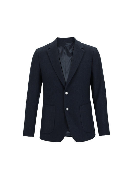 callisto藏青羊毛羊绒便西 FSFJK020C NA 商品图3