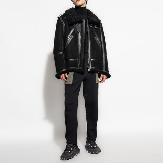 ALEXANDER MCQUEEN 亚历山大.麦昆 男士徽标休闲运动裤 黑色 748439 QVX43 1000 商品图3