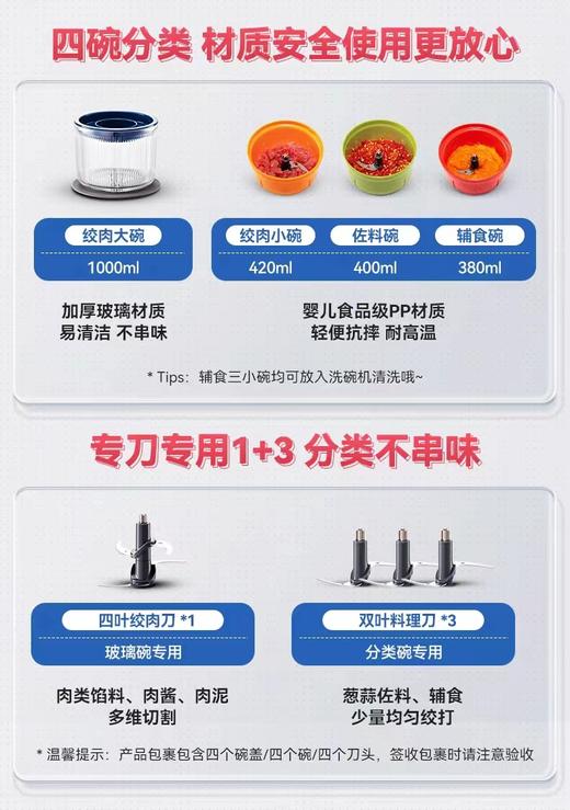 【6F】摩飞多功能电动套娃料理机MR9405 商品图2