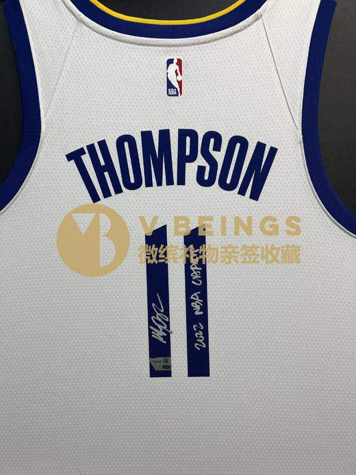 收藏系列 汤普森 勇士队11号白色加签 亲笔签名球衣 商品图2