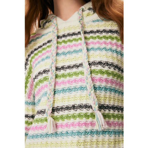 【严选】诗凡黎冬宽松H廓形连帽套头衫7E9133031 商品图3