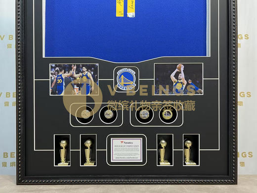 收藏系列 汤普森 勇士队11号蓝色加签款 亲笔签名球衣 B522733 商品图3