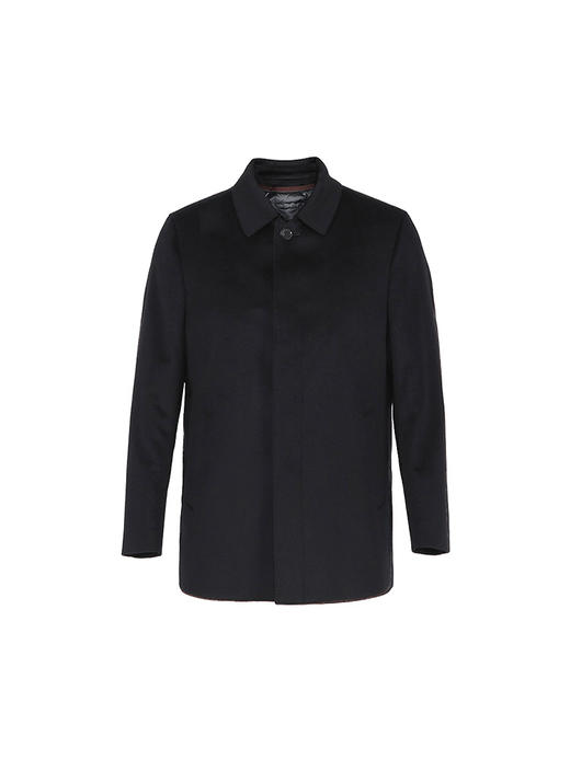 callisto黑色羊毛羊绒混纺羽绒大衣
 FSFEC125H BK 商品图3