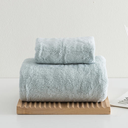 無印良品微米瞬吸水毛浴巾组合 商品图1