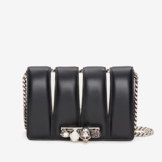 ALEXANDER MCQUEEN 亚历山大.麦昆 女士 Slash 单肩包 黑色 732794 DYTCC 1090 商品图0