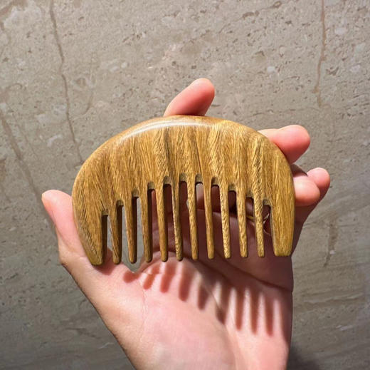 绿檀木按摩梳 商品图5