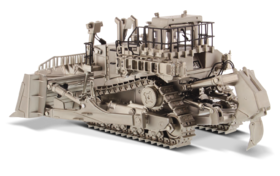 卡特D11T履带式推土机-亚光镀银CAT D12T Track-tupe tractor-matt silverplated