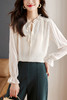 秋季新款，长袖雪纺衫系带木耳甜美淑女上衣时尚洋气小衫KQL-B15N2822 商品缩略图3