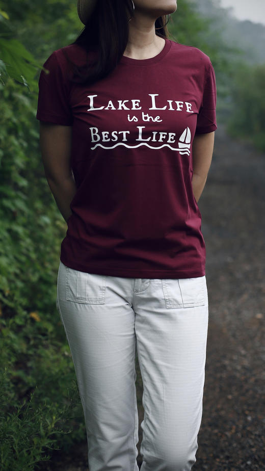 REDLAKE金色池塘T恤衫枣红色（男女同款） 商品图11