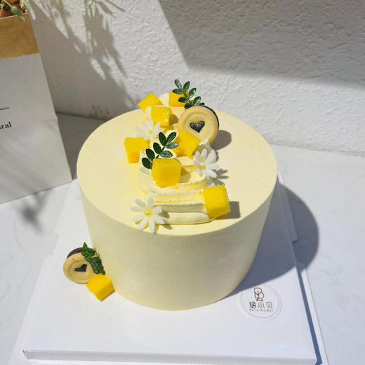 百香果调味动物奶油蛋糕—生日蛋糕 商品图0