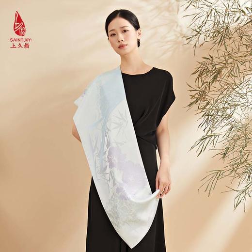 SAINTJOY/宋锦双面长巾 窗里窗外 SCS21004 商品图1