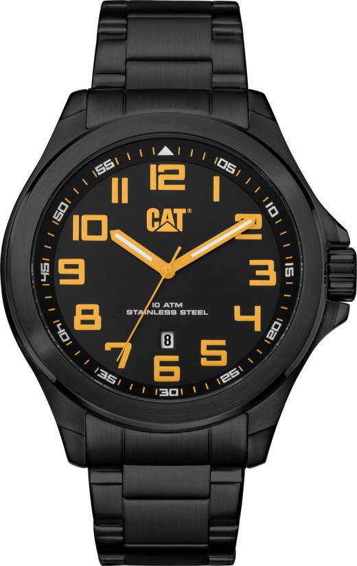 卡特大数字黄色指针碳钢表带手表Cat® Large Digital Yellow Pointer Carbon
Steel Watchband 商品图0