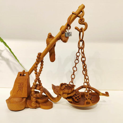 精雕称心如意°黄杨摆件（损坏） 商品图0